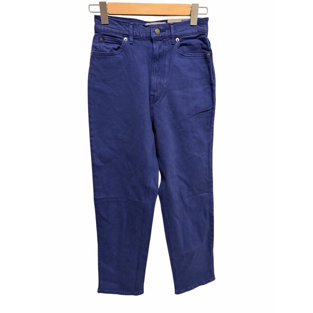 Everlane The Way-High Archroma Deep Lapis Blue Jean Size 25 Tall